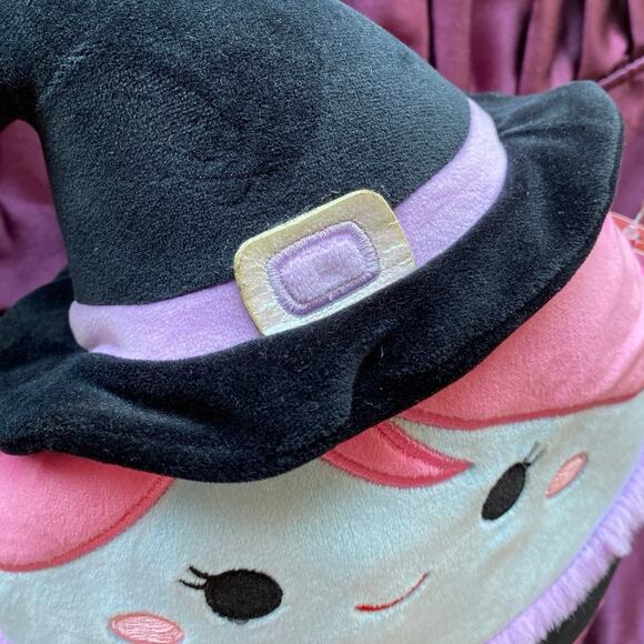Squishmallows France The Witch 10” Halloween Squishmallows Plush Black Hat NEW - Picture 9 of 10
